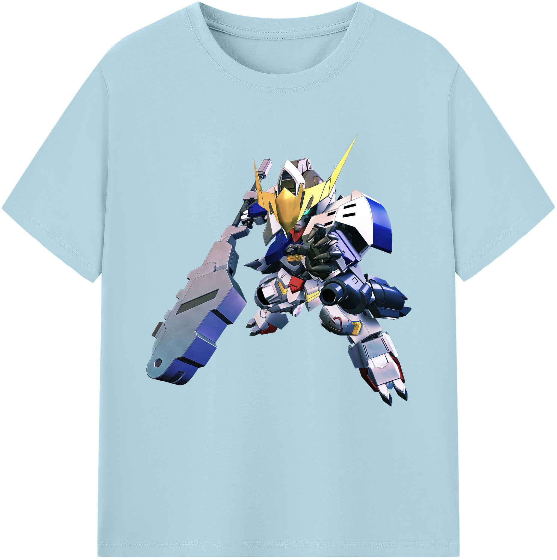 （画像用） 機動戦士ガンダム Mobile Suit Gundam 綿100％半袖Tシャツ（フロントプリント）